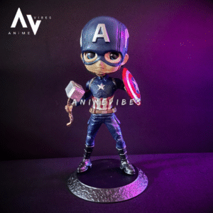 Captain America Q-posket Figure (Masked) | Defender of Freedom | 16 cm
