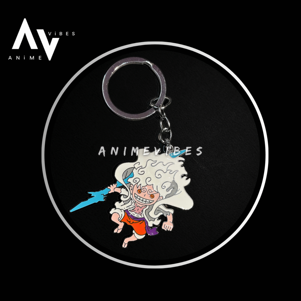Luffy Gear 5 Keychain – Awaken the Power