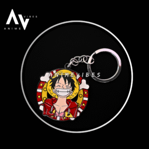 Luffy Smiling Rotating Keychain – The Spirit of a True Pirate