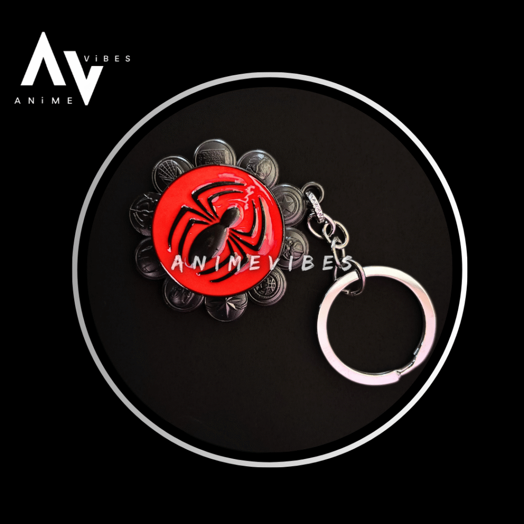 Spider-Man Rotating Keychain – Spin Into Action