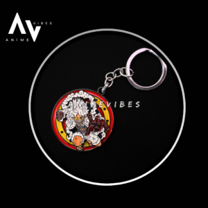 Luffy Gear 5 Punching Rotating Keychain – Unleash the Power