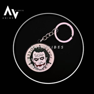 Joker Face Rotating Keychain – Embrace the Chaos