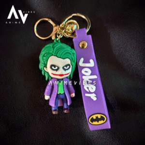 Joker Rubber Keychain | Chaos Unleashed