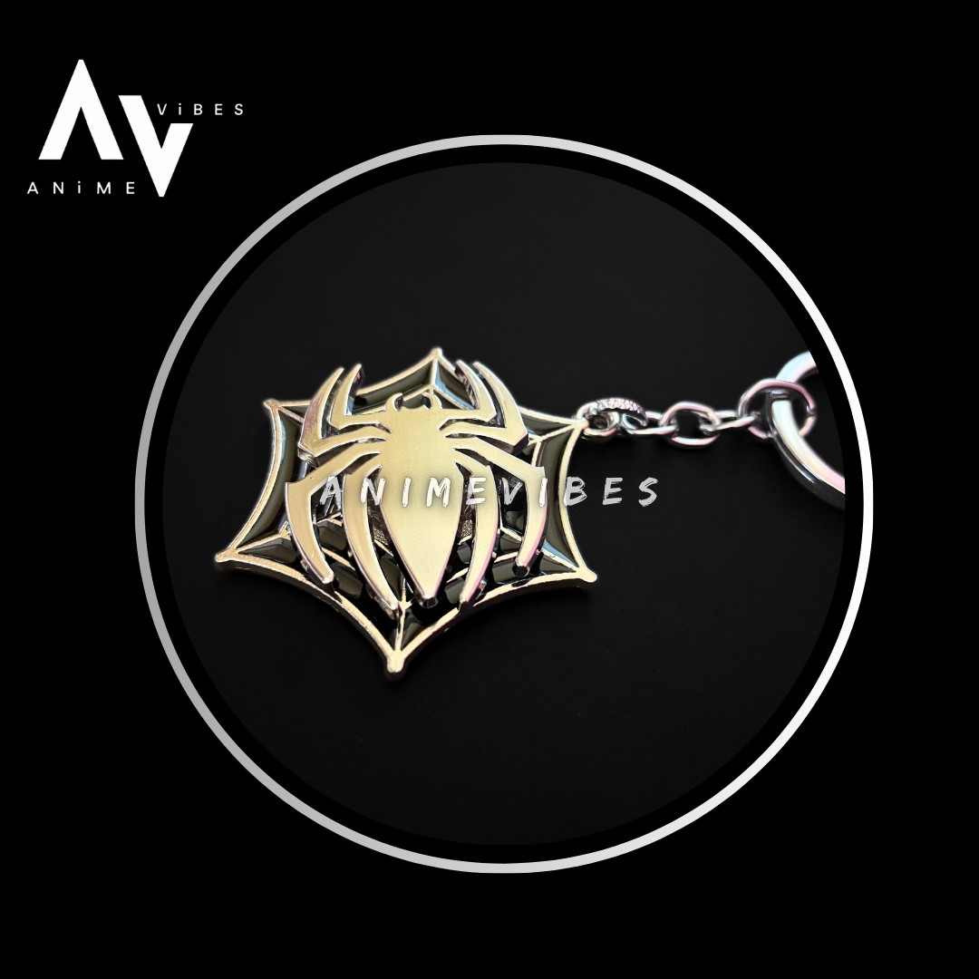Web of Power | Rotating Spider Keychain - Image 2