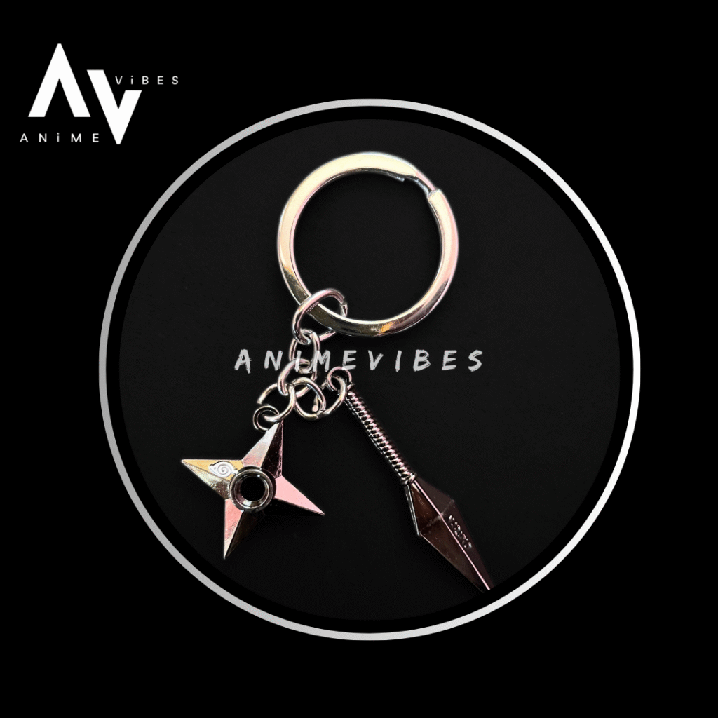 Naruto Kunai & Star Symbol | Keychain