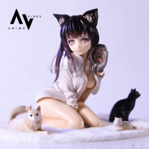 Koyafu Cat Girl Mia PVC Action Figure | 14 CM | Purrfectly Adorable 🐾✨