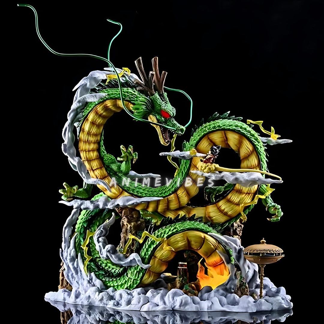 Shenron & Kid Goku: Legendary Dragon Edition | 53 cm Premium Figure with Lights