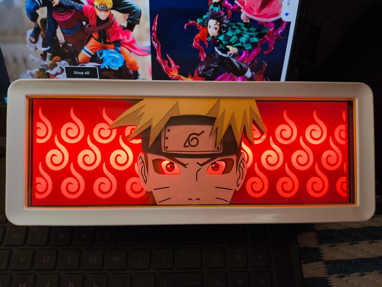Naruto LED Light Box | Remote Controlled | USB & Battery Powered 🌟🔆