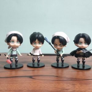 Levi Set of 6 Chibi PVC Figures – 10cm