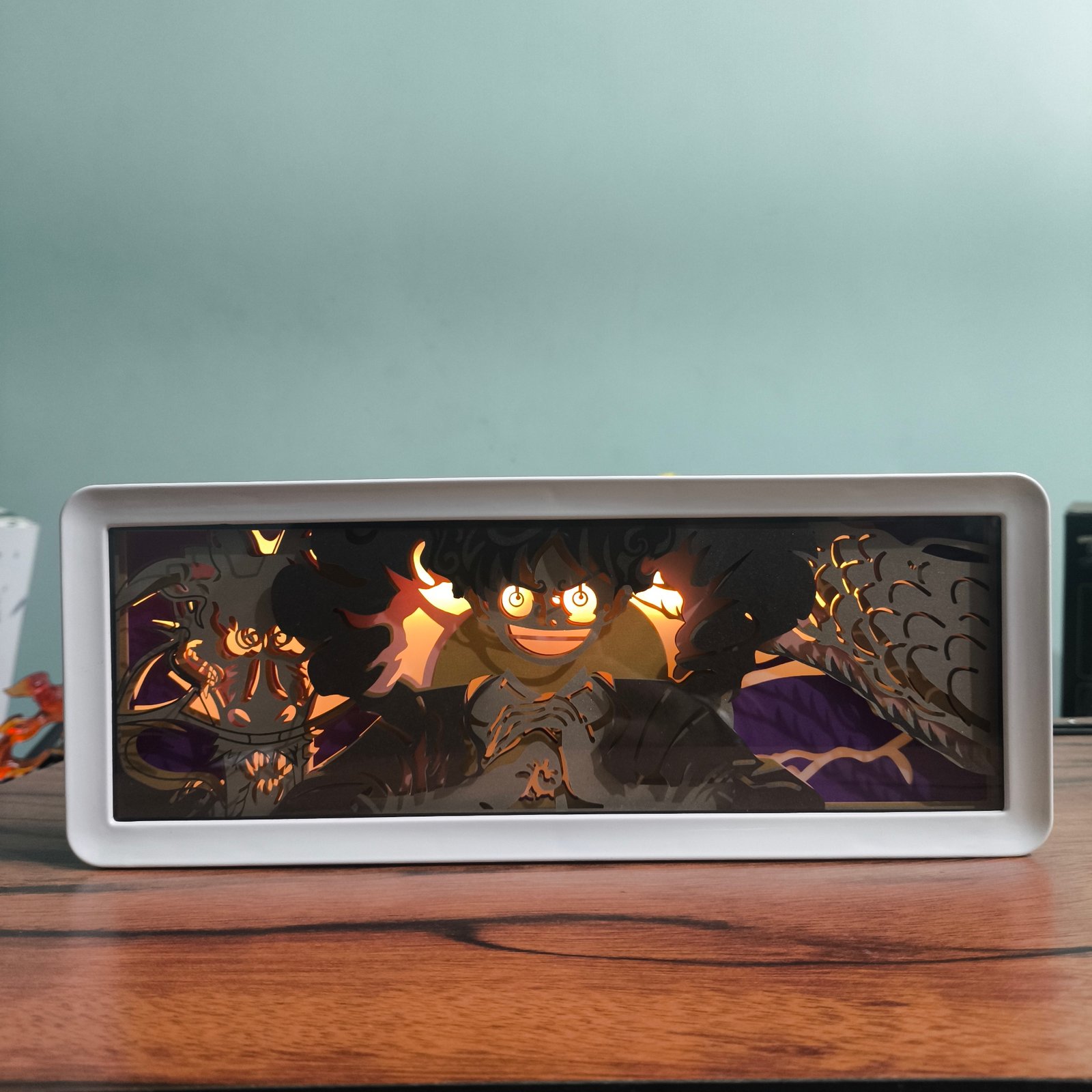 Monkey D. Luffy LED Light Box | The Future Pirate King ☠️🔥| MULTICOLOR