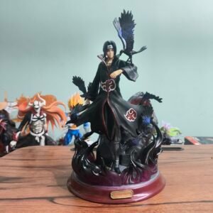 Uchiha Itachi Action Figure with Crow | Two-Face Edition | 28 CM | The Illusionary Avenger 🩸🕊️