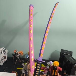 Kokushibo Nichirin Wooden Sword Flesh Wooden Katana | 104 Cms | Moonlit Darkness