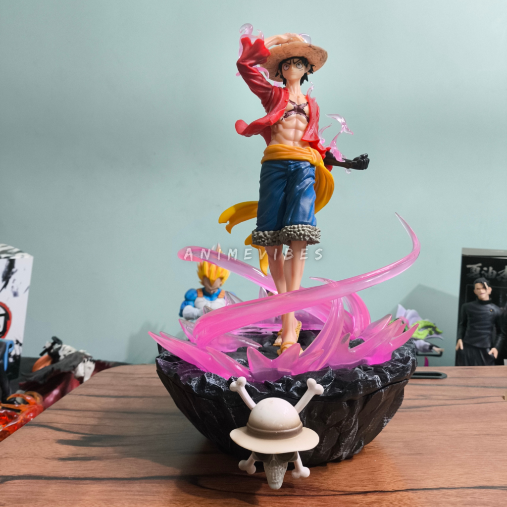 Luffy 41cm Premium Action Figure - Elite Pirate Collectible Statue
