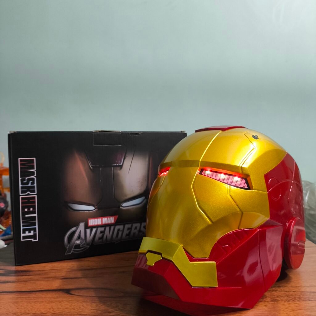 Iron Man LED Helmet Mask – Marvel Avengers Cosplay & Display Helmet