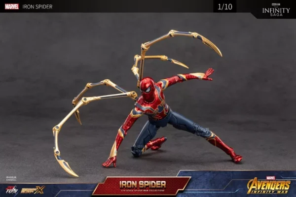 ZD TOYS IRON SPIDERMAN ARTICULATED FIGURE - Image 7