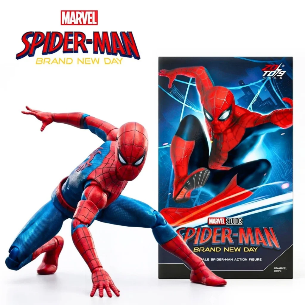 ZD TOYS BRAND NEW DAY SPIDERMAN ARTICULATED ACTION FIGURE 1/10 SCALE